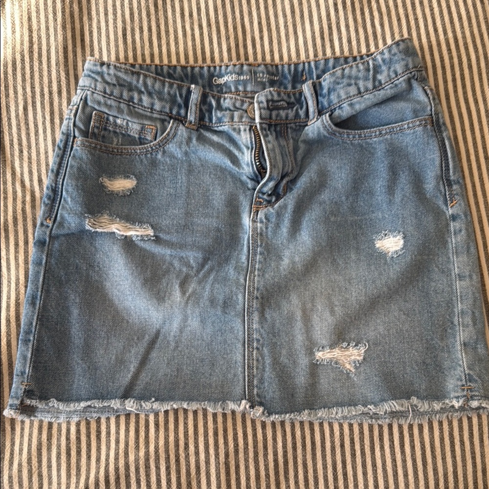 GAP Blue Mini Pencil Skirt Casual